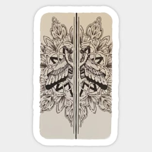 Moth Tablet Sticker